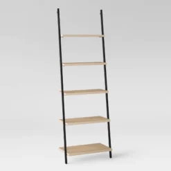 72" Loring 5 Shelf Leaning Bookshelf - Threshold™ -Furniture Store GUEST b2f506da fcdc 4735 b10b d49aa58dbbd8