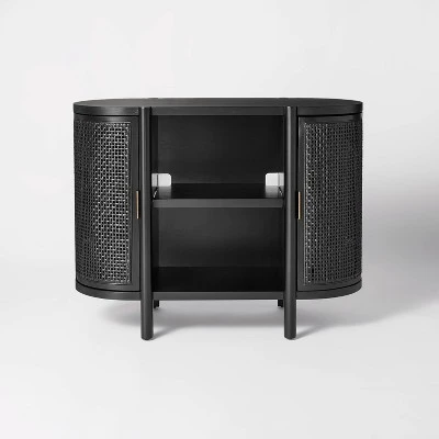 Portola Hills Caned Door Console With Shelves - Threshold™ Designed With Studio McGee 2 Portola Hills Caned Door Console With Shelves - Threshold™ Designed With Studio McGee - Image 2
