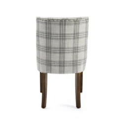 2pk Harman Contemporary Upholstered Plaid Dining Chairs Gray/Light Beige/Brown - Christopher Knight Home -Furniture Store GUEST b5f04c9f cfeb 4397 bdc8 4a2b3b6ea482