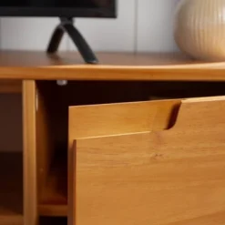 Solid Wood Mid-Century Modern TV Stand For TVs Up To 80" - Saracina Home 22 Solid Wood Mid-Century Modern TV Stand For TVs Up To 80" - Saracina Home -Furniture Store GUEST b78e54f7 947a 4b3c 9e8b b3b9f13c7373