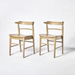 2pk Kaysville Curved Back Wood Dining Chair - Threshold™ Designed With Studio McGee -Furniture Store GUEST b8859535 25d6 44f9 9ed4 882e7bed9037