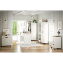 36" Vario 2 Door Wide Storage Cabinet White - Room & Joy -Furniture Store GUEST ba09a549 5d33 48f0 a8fc 0a2dd08fb8d3