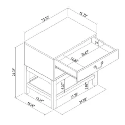 Elmira Nightstand Brown - Threshold™ Designed With Studio McGee 13 Elmira Nightstand Brown - Threshold™ Designed With Studio McGee -Furniture Store GUEST ba23a28f 8b95 42ea acce 9cc3df7af05f