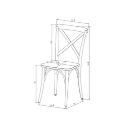 Set Of 2 Malden French Bistro Dining Chair Black - Threshold™ -Furniture Store GUEST be93dcf6 6a27 4d9e 83a8 3927be01d462