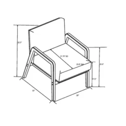 Upholstered Wood Framed Accent Arm Chair - Hearth & Hand™ With Magnolia -Furniture Store GUEST c03e3009 dba3 4cc5 b876 4cc51b19cd37