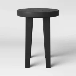 Woodland Carved Wood Accent Table - Black - Threshold™ -Furniture Store GUEST c81a09d3 1741 4f8f 8822 8ba23599b9d6