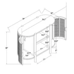 Portola Hills Caned Door Console With Shelves - Threshold™ Designed With Studio McGee 16 Portola Hills Caned Door Console With Shelves - Threshold™ Designed With Studio McGee -Furniture Store GUEST ca010533 3434 4baa 9362 bdbf17be2193