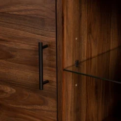 2 Door Mid-Century Modern Wood Storage TV Stand For TVs Up To 80" - Saracina Home -Furniture Store GUEST ce07f8dd f7aa 472e 9d1b c5ccbfbdb138