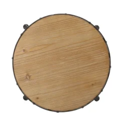 2pc Farmdale Industrial Firwood Adjustable Height Swivel Counter Height Barstools Antique Natural/Pewter - Christopher Knight Home -Furniture Store GUEST d16408db a7d7 417b a188 15ded7353b29