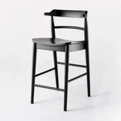Kaysville Curved Back Wood Counter Height Barstool - Threshold™ Designed With Studio McGee -Furniture Store GUEST d21e6bf0 f7dc 462d b6fb 696cfe37d8fe