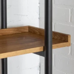 68" 5 Tray Shelf Urban Pipe X Back Bookshelf - Saracina Home -Furniture Store GUEST dc48e521 6f15 4188 bc6b c363538622f2