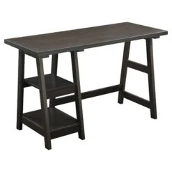 Designs2Go Trestle Desk With Shelves - Breighton Home -Furniture Store GUEST dce1e693 0860 4d20 872d b1e4fbd1c6b4