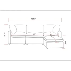 4pc Allandale Modular Sectional Sofa Set Gray - Threshold™ -Furniture Store GUEST e98f9434 244c 4a06 a88e b03b6016a2f1