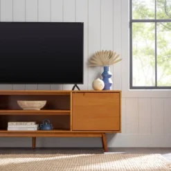 Solid Wood Mid-Century Modern TV Stand For TVs Up To 80" - Saracina Home 28 Solid Wood Mid-Century Modern TV Stand For TVs Up To 80" - Saracina Home -Furniture Store GUEST f09c7b08 f76c 453d bb2f 0629cfb1822f