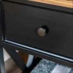 Set Of 2 Farmhouse Single Drawer V Frame Nightstands - Saracina Home -Furniture Store GUEST f1245680 253f 435e 8e31 ba1601b73c4d