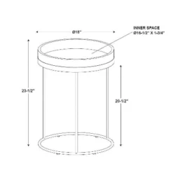 Wood & Steel Accent Side Table - Natural/Black - Hearth & Hand™ With Magnolia 7 Wood & Steel Accent Side Table - Natural/Black - Hearth & Hand™ With Magnolia -Furniture Store GUEST f1970950 e325 494c 9c80 57b3608cf0fd
