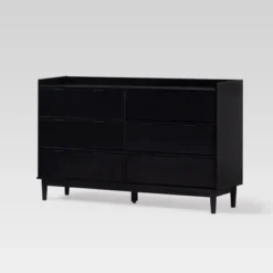 Mid-Century Modern Solid Wood 6 Drawer Double Dresser - Saracina Home 26 Mid-Century Modern Solid Wood 6 Drawer Double Dresser - Saracina Home -Furniture Store GUEST f28737c7 21cc 4ac1 a20c e0fb2c873759