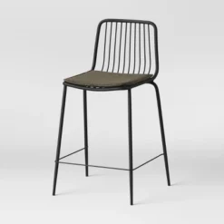 Set Of 2 Sodra Rounded Seat Wire Counter Height Barstool Black - Threshold™ -Furniture Store GUEST f3977ede cee1 4f10 9a89 a9cc685fe28a