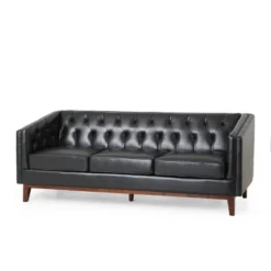 Ovando Contemporary Upholstered 3 Seater Sofa - Christopher Knight Home -Furniture Store GUEST f4dd6d22 3980 48c9 be82 1ba0e36ed9c3