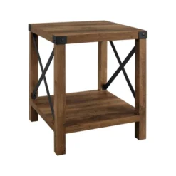 Sophie Rustic Industrial X Frame Side Table - Saracina Home -Furniture Store GUEST f915e628 130c 4cb9 b6c1 9e1deeb835fb