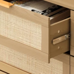 43.31" 6-Drawer Rattan Dresser For Living Room And Bedroom - ModernLuxe -Furniture Store GUEST f9cd6e25 eed0 4d7a 8a11 5c3251963523