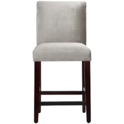 25" Velvet Parsons Counter Height Barstool Wood - Threshold™ -Furniture Store GUEST f9dfe6cc 73c9 46f6 9146 046c7990b68e