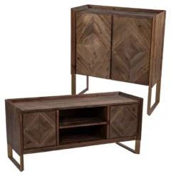 Glacerad Reclaimed Wood Media Console For TVs Upto 50" Brown - Aiden Lane 19 Glacerad Reclaimed Wood Media Console For TVs Upto 50" Brown - Aiden Lane -Furniture Store GUEST fc78f503 8a04 4d7b 8d17 51d39515250f