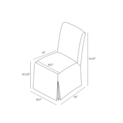 Canvas Slipcover Armless Dining Chair - Hearth & Hand™ With Magnolia -Furniture Store GUEST fc97354d 061e 4aac 9cad 1061314ab18c