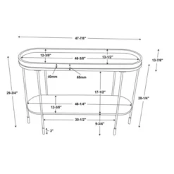 Wood & Metal Console Table - Black - Hearth & Hand™ With Magnolia -Furniture Store GUEST fec9fccd 6dff 4fd7 82f9 d4eb3de00b32